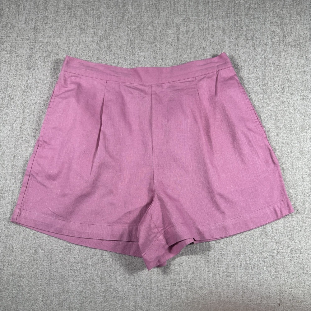 MADEWELL Women's Shorts, Linen Cotton, Summer Light, Us Size L